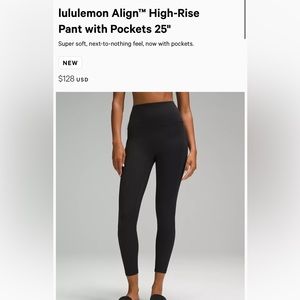 Lululemon align leggings